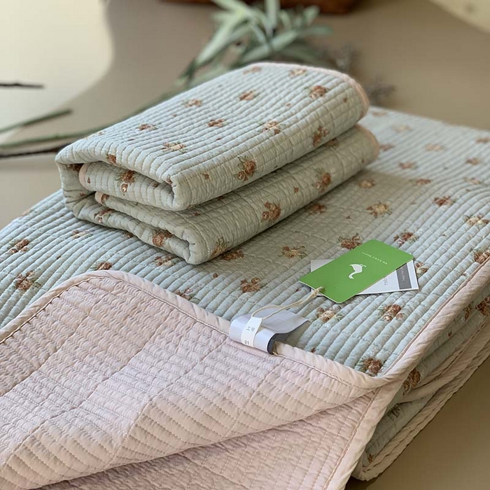 91家纺网 家纺一手货源 找家纺 汇庭 2025新款全棉床盖三件套-实拍 木兰庄园