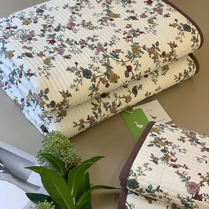 汇庭 2025新款全棉床盖三件套-实拍 奈雪