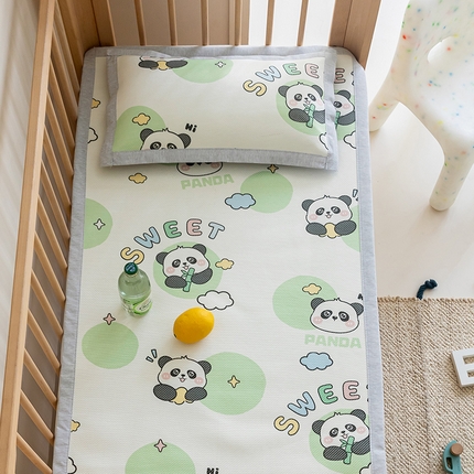 91家纺网 家纺一手货源 找家纺 （总）嗨生活 2025新款A类儿童冰藤软席幼儿园凉席-可定做