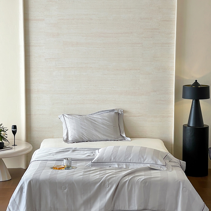 91家纺网 家纺一手货源 找家纺 傲蕾良品 2025新款80s天丝棉色织提花夏被夏凉被空调被 银河落九天