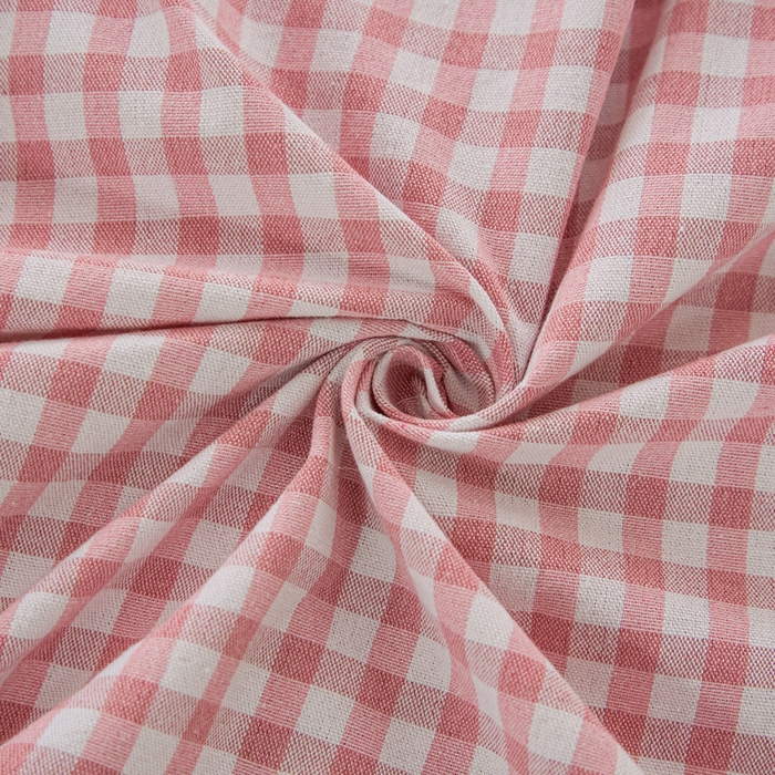 91家纺网 家纺一手货源 找家纺 首爱家纺 2025新款色织老粗布床单老粗布凉席三件套 红尘