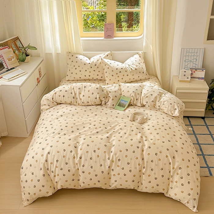 91家纺网 家纺一手货源 找家纺 （总）田野2025新款13372全A全棉四件套