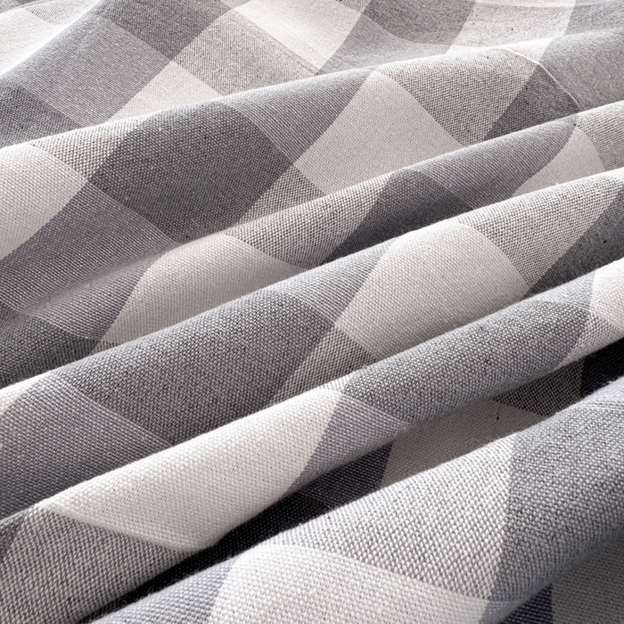 91家纺网 家纺一手货源 找家纺 首爱家纺 2025新款色织老粗布床单老粗布凉席三件套 棋盘