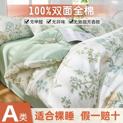 91家纺网 家纺一手货源 找家纺 （总）黛妮雅 2025新款AB版全棉印花床单款全棉四件套 送买家秀