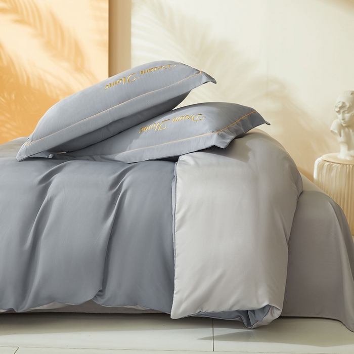 91家纺网 家纺一手货源 找家纺 （总）七仙女家纺 2025新款水洗真丝-梦幻家园系列单被套