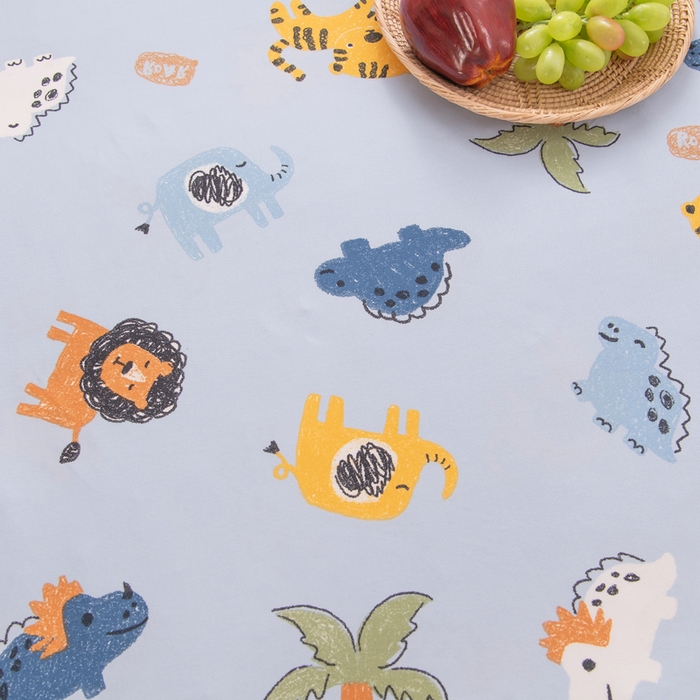 91家纺网 家纺一手货源 找家纺 2026新款儿童针织多功能盖毯 动物乐园