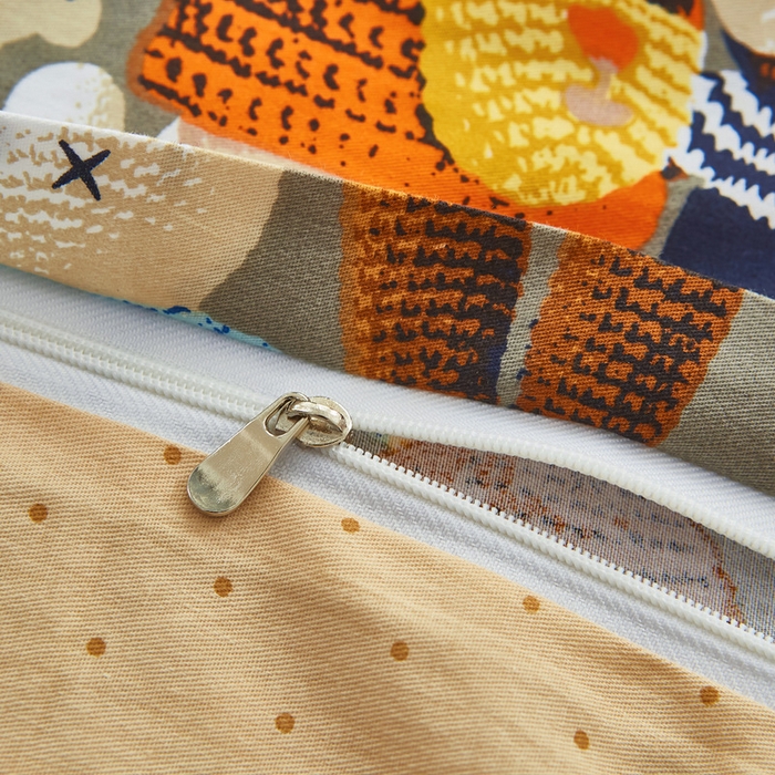 91家纺网 家纺一手货源 找家纺 黛妮雅 2025新款AB版全棉印花单被套床单枕套 幸运兔