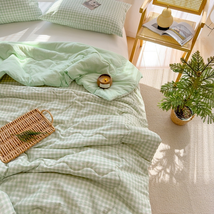 91家纺网 家纺一手货源 找家纺 （总）2025新款无印风夏被