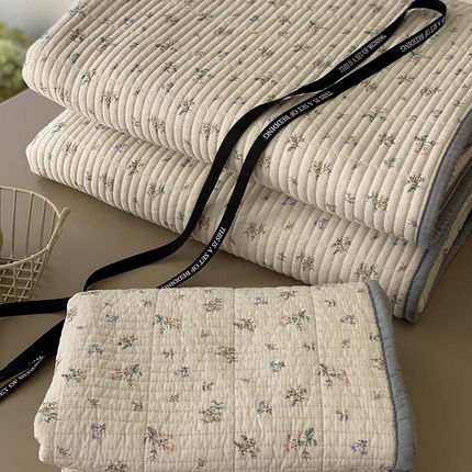 91家纺网 家纺一手货源 找家纺 （总）汇庭 2025新款蔓莎床盖三件套系列-实拍