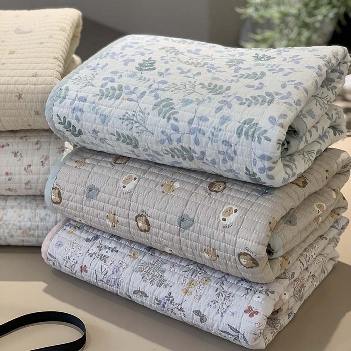 91家纺网 家纺一手货源 找家纺 （总）汇庭 2025新款全棉床盖三件套-实拍