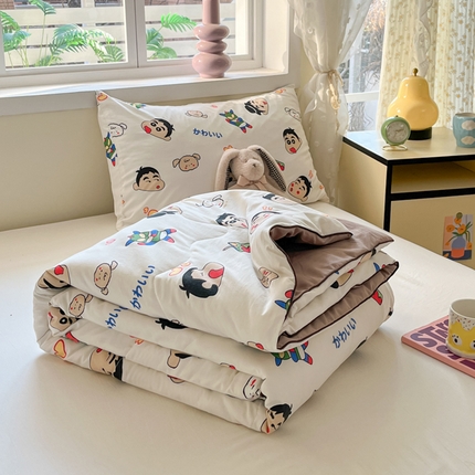 贝扬思家纺 2025新款水洗皱皱纱系列夏被-系列二 趣味小新