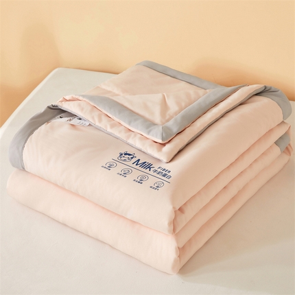 91家纺网 家纺一手货源 找家纺 （总）伊人坊 2025新款牛奶蛋白夏被
