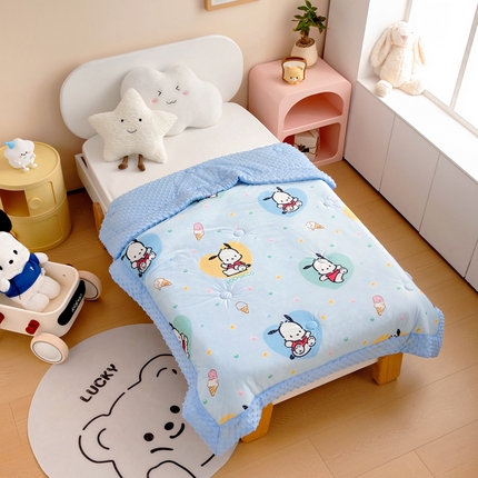 91家纺网 家纺一手货源 找家纺 （总）花满路 2025新款亲肤卡通系列儿童夏被-小床图【控价28-45-55】