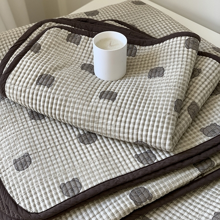 91家纺网 家纺一手货源 找家纺 （总）汇庭 2025新款全棉床盖三件套-实拍