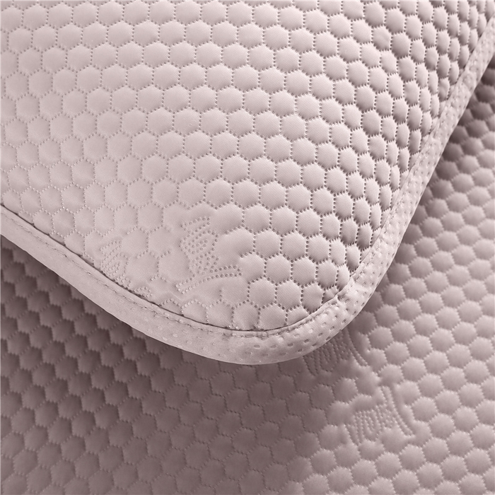 91家纺网 家纺一手货源 找家纺 2025新款3D凉豆豆凉感席子圆角床席款凉席三件套 凉豆豆-粉玉