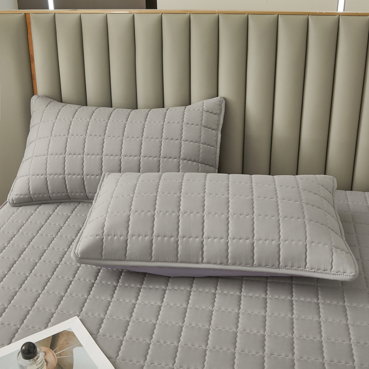 91家纺网 家纺一手货源 找家纺 （总）欧邦 2025新款可拆卸六面全包夹棉床笠