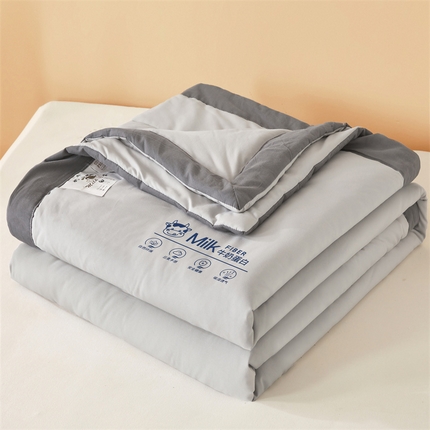 91家纺网 家纺一手货源 找家纺 （总）伊人坊 2025新款牛奶蛋白夏被