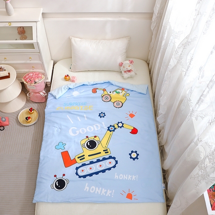 91家纺网 家纺一手货源 找家纺 （总）八零年代 2025新款儿童A类天丝夏被冰爽棉空调被凉感被幼儿园凉席夏被三件套