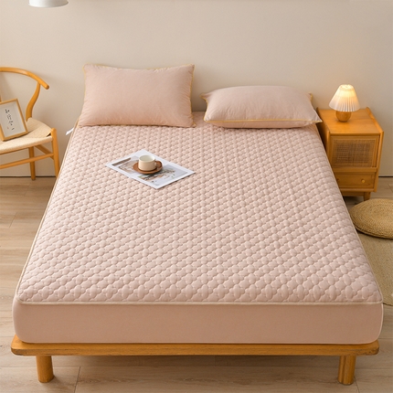 91家纺网 家纺一手货源 找家纺 （总）乐逸2025新款云朵色织全棉床笠