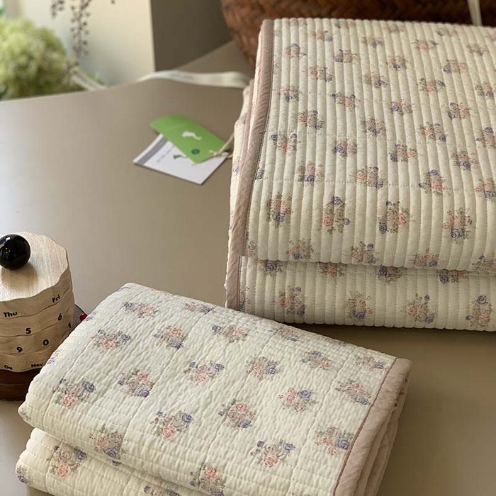 91家纺网 家纺一手货源 找家纺 汇庭 2025新款蔓莎床盖三件套系列-实拍 露娜