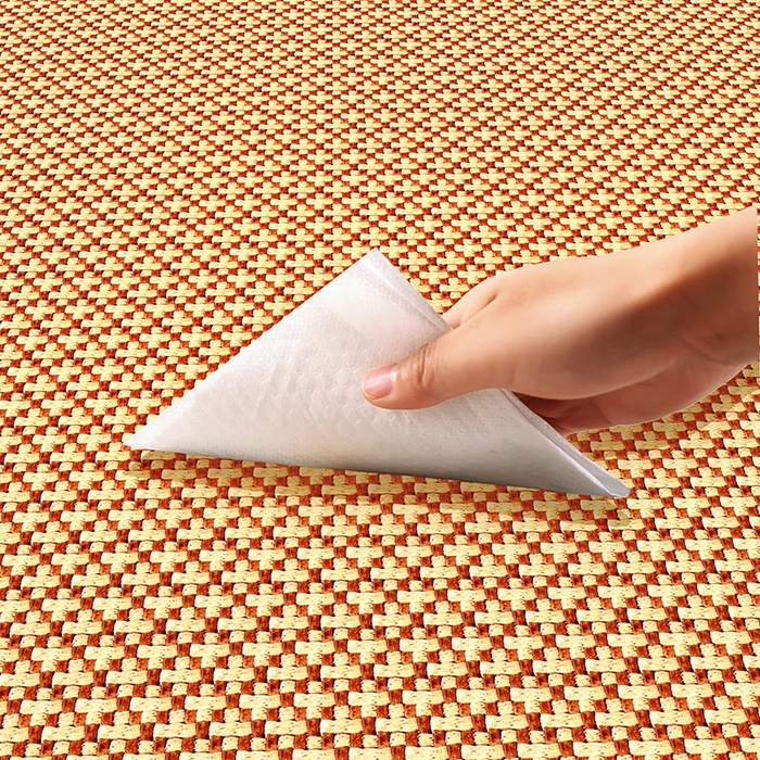 91家纺网 家纺一手货源 找家纺 迪乐妮 2025新款提花冰藤双面席床笠 床笠款-泰迪熊-红棕