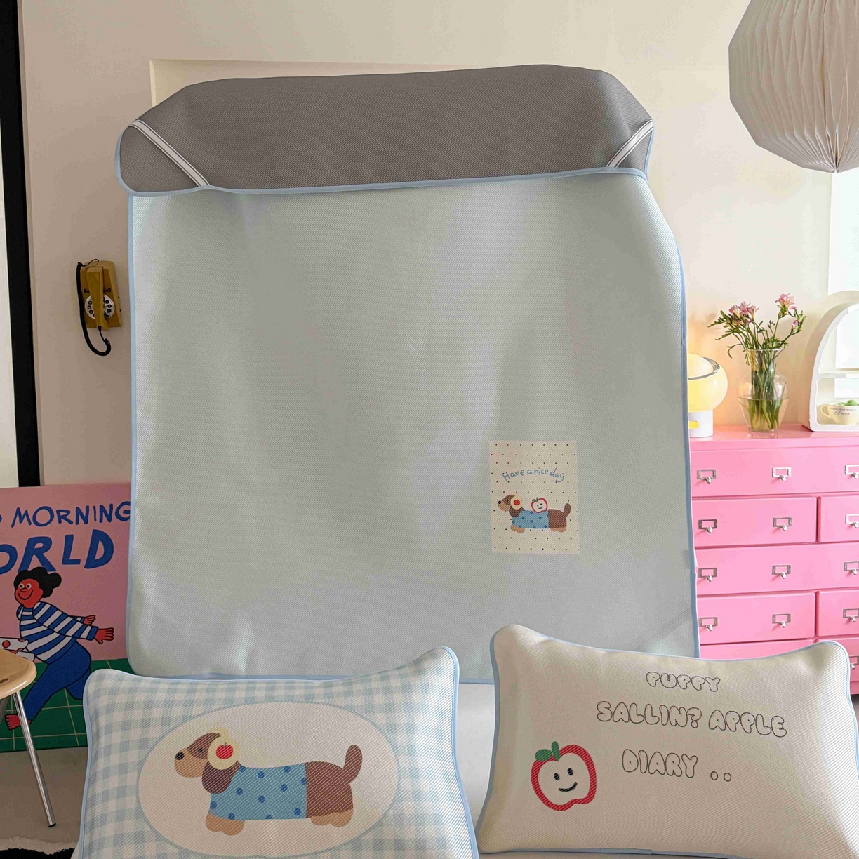 91家纺网 家纺一手货源 找家纺 （总）美乐迪家纺 2025新款数码印花养生冰藤凉席