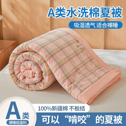 91家纺网 家纺一手货源 找家纺 （总）伊人坊 A类水洗棉新疆棉花夏被