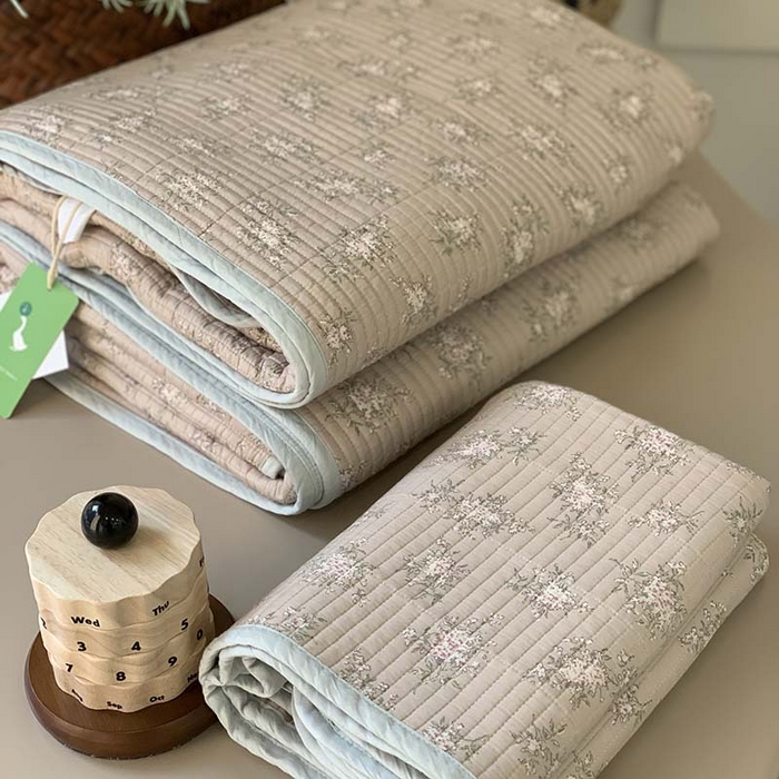 91家纺网 家纺一手货源 找家纺 汇庭 2025新款蔓莎床盖三件套系列-实拍 至夏