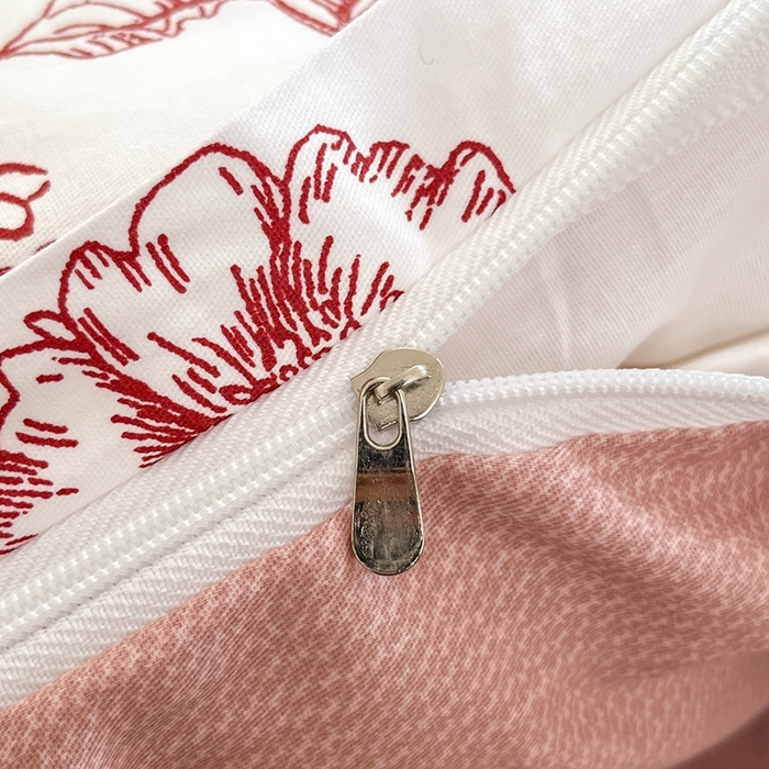 91家纺网 家纺一手货源 找家纺 大吉 2025新款100全棉纯棉喷气小清新被套四件套纯棉三件套床笠四件套单被套单枕套 繁花