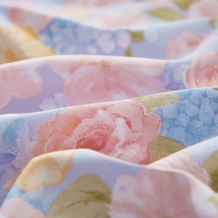 91家纺网 家纺一手货源 找家纺 黛妮雅 2025新款AB版全棉印花单被套床单枕套 曼塔香