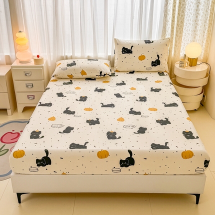 91家纺网 家纺一手货源 找家纺 （总）莎臣豹加厚磨毛植物羊绒床笠三件套学生宿舍单品床笠床垫保护套罩