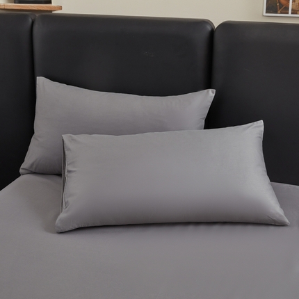 91家纺网 家纺一手货源 找家纺 （总）雅萱家纺 2025新款40S斜纹13372全棉纯色枕套