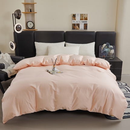 91家纺网 家纺一手货源 找家纺 （总）雅萱家纺 2025新款40S斜纹13372全棉纯色被套