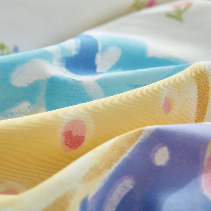 91家纺网 家纺一手货源 找家纺 黛妮雅 2025新款AB版全棉印花单被套床单枕套 草莓泡芙