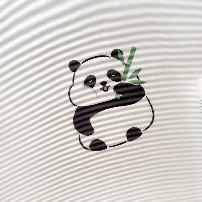 91家纺网 家纺一手货源 找家纺 富馨莱 2025新款学生平铺款冰藤印花凉席A类抗菌冰丝席支持定制尺寸 熊猫胖胖