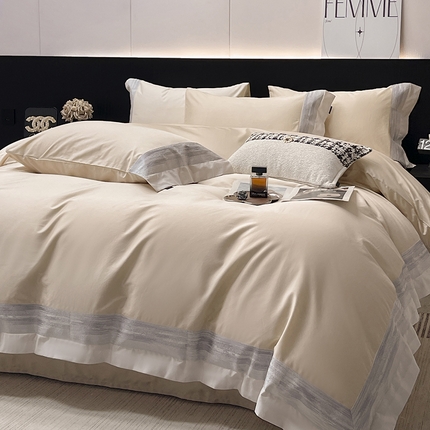 91家纺网 家纺一手货源 找家纺 （总） 2025新款直播爆款A类100支长绒棉夹棉床盖床笠四件套全棉纯棉床单加厚高端重工刺绣四季款床上用品