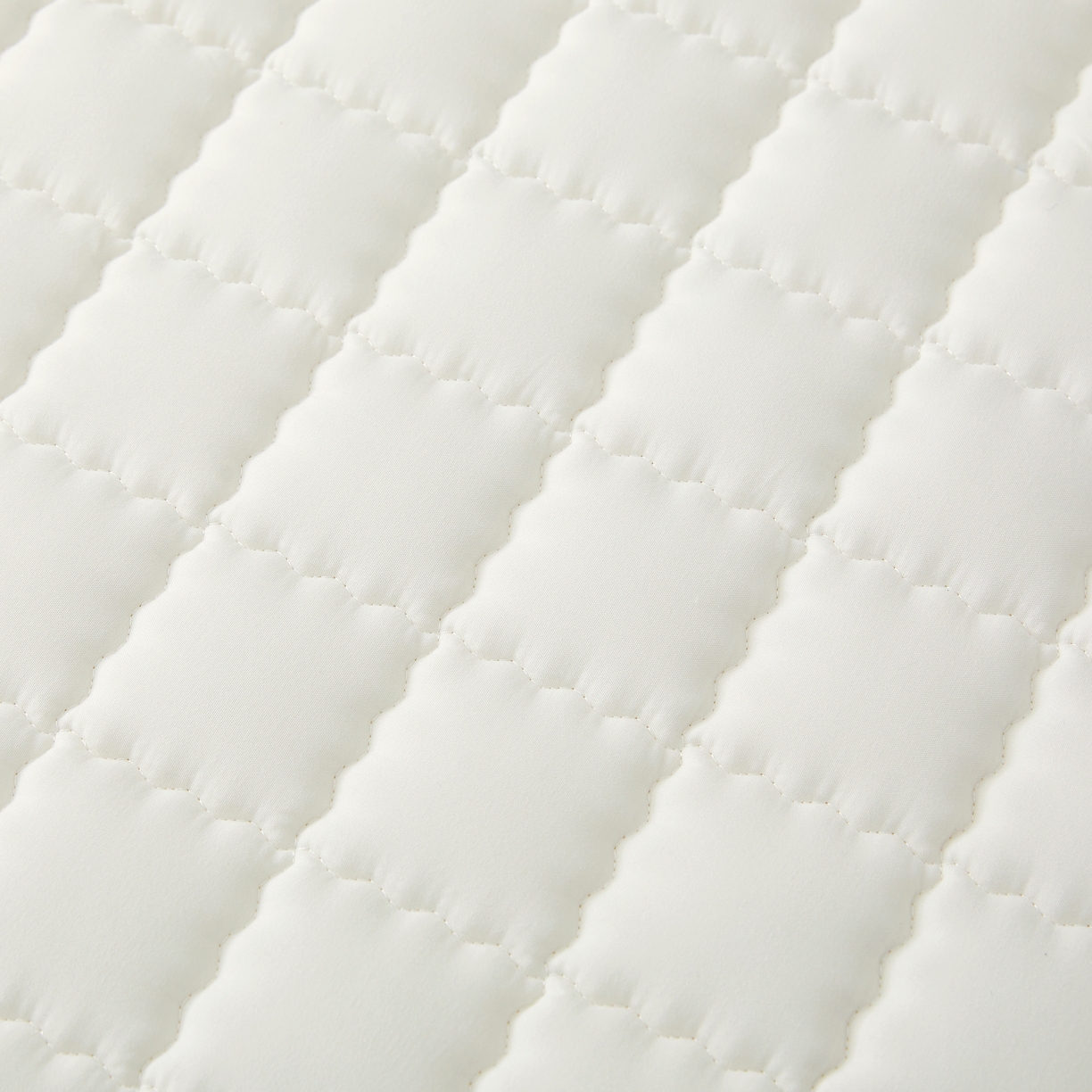 91家纺网 家纺一手货源 找家纺 欧邦 2025新款可拆卸六面全包夹棉床笠 单面夹棉-本白