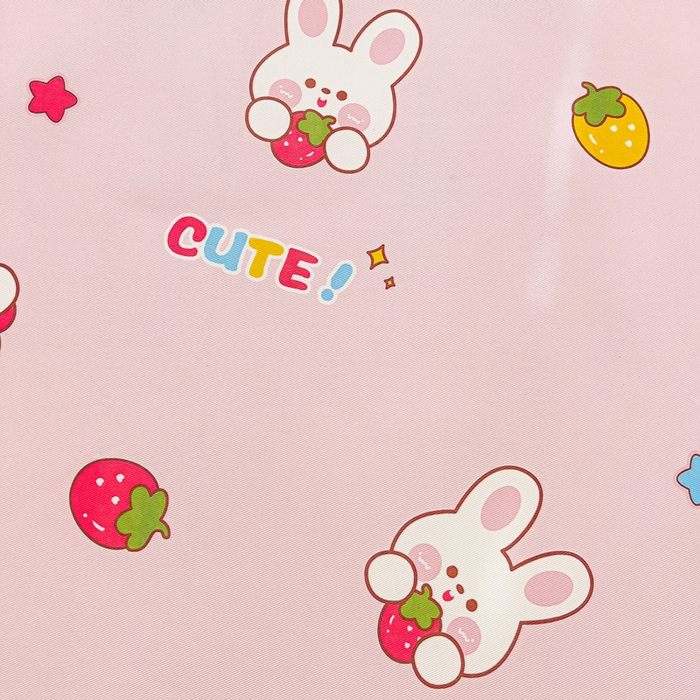 91家纺网 家纺一手货源 找家纺 富馨莱 2025新款平铺款冰藤印花凉席A类抗菌冰丝席支持定制尺寸 甜心兔