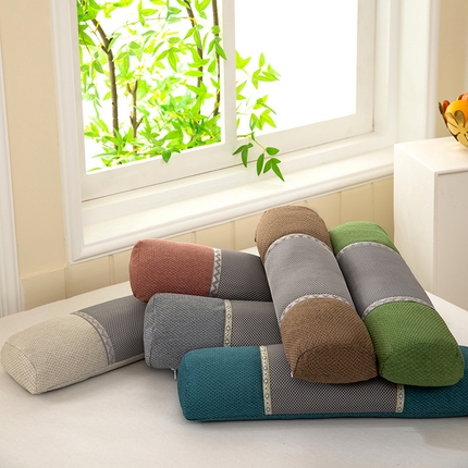 91家纺网 家纺一手货源 找家纺 九州枕芯2025新款透气网荞麦护颈枕枕头枕芯 组合图仅做展示