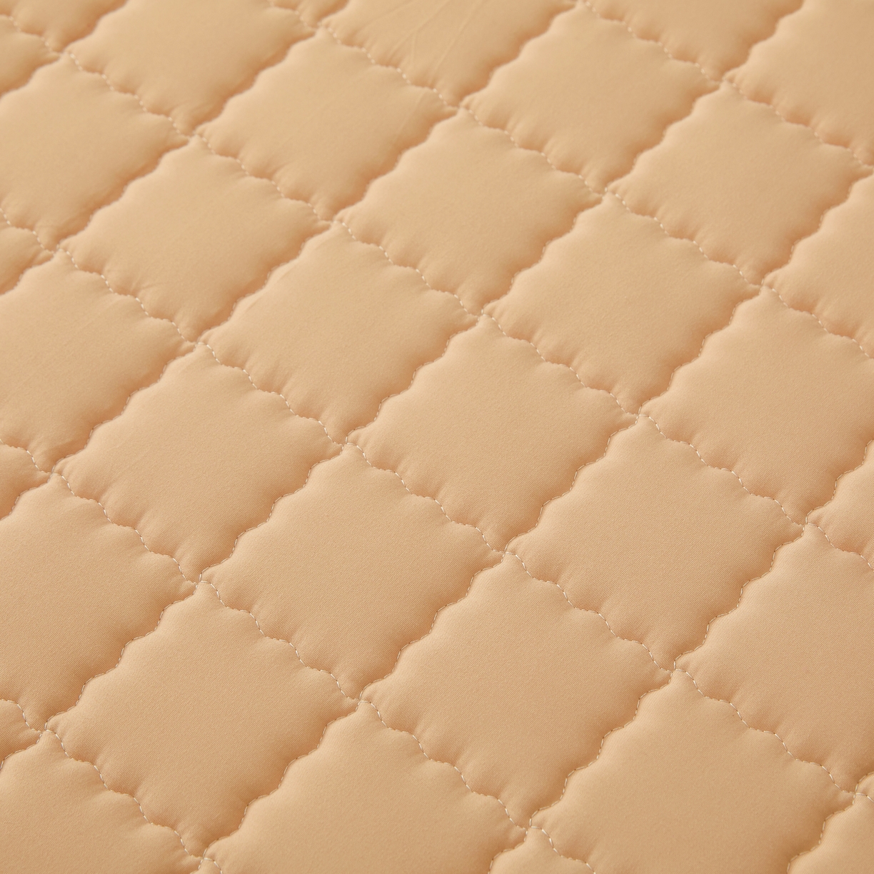 91家纺网 家纺一手货源 找家纺 欧邦 2025新款可拆卸六面全包夹棉床笠 单面夹棉-羊驼色