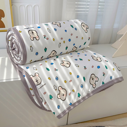 91家纺网 家纺一手货源 找家纺 （总）贝扬思家纺 2025新款针织棉印花夏被系列