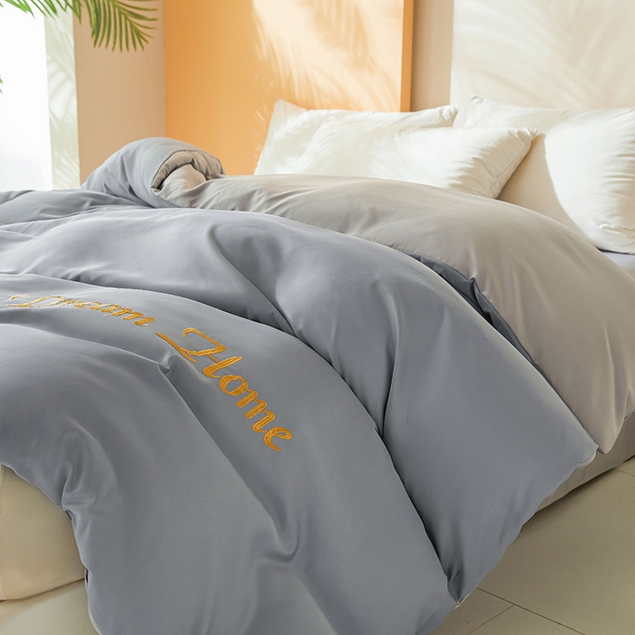 91家纺网 家纺一手货源 找家纺 （总）七仙女家纺 2025新款水洗真丝-梦幻家园系列单被套