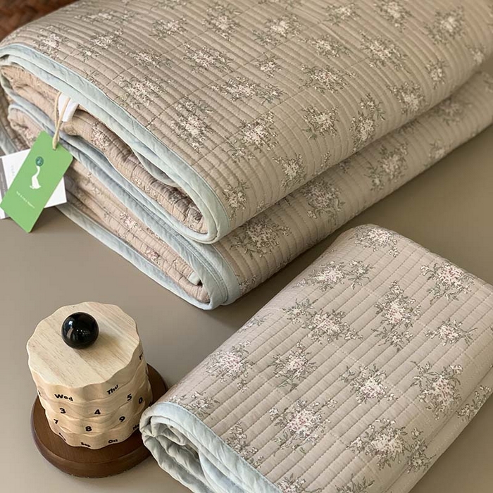 91家纺网 家纺一手货源 找家纺 汇庭 2025新款蔓莎床盖三件套系列-实拍 至夏