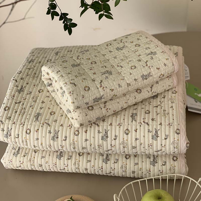 91家纺网 家纺一手货源 找家纺 汇庭 2025新款蔓莎床盖三件套系列-实拍 伽百莉