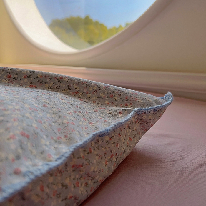 91家纺网 家纺一手货源 找家纺 葡萄家 2025爆款高克重彩色三角针A类针织双层纱四件套 提供买家秀 三寻