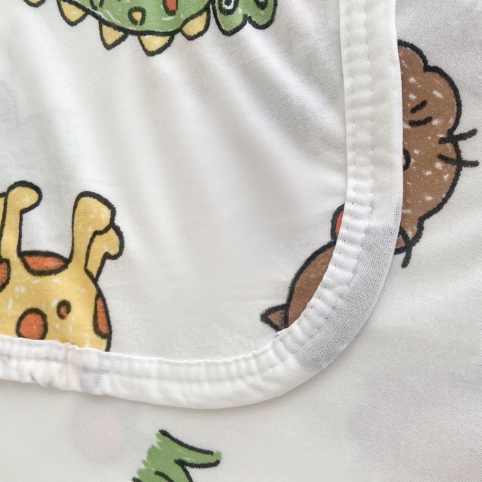 91家纺网 家纺一手货源 找家纺 2026新款儿童针织多功能盖毯 大鳄乐园