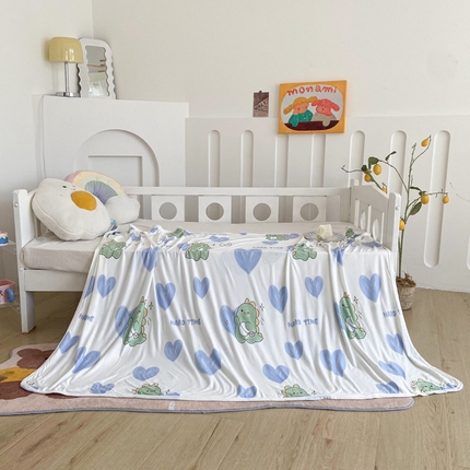 91家纺网 家纺一手货源 找家纺 （总）2025新款儿童针织多功能盖毯