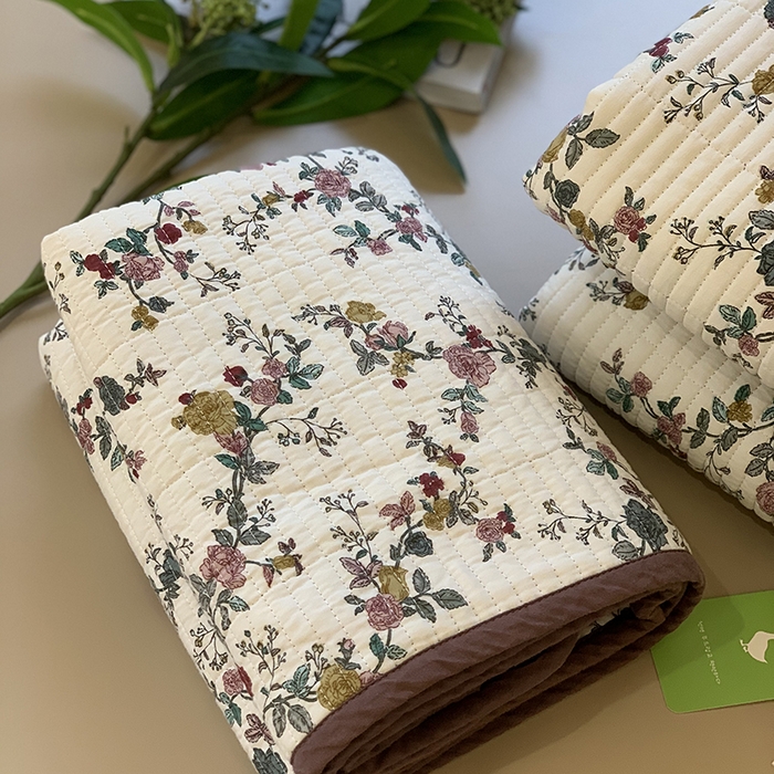 91家纺网 家纺一手货源 找家纺 汇庭 2025新款全棉床盖三件套-实拍 奈雪