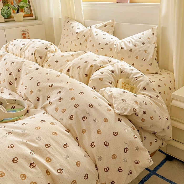 91家纺网 家纺一手货源 找家纺 （总）田野2025新款13372全A全棉四件套