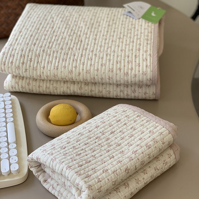 91家纺网 家纺一手货源 找家纺 汇庭 2025新款全棉床盖三件套-实拍 芝士奶盐